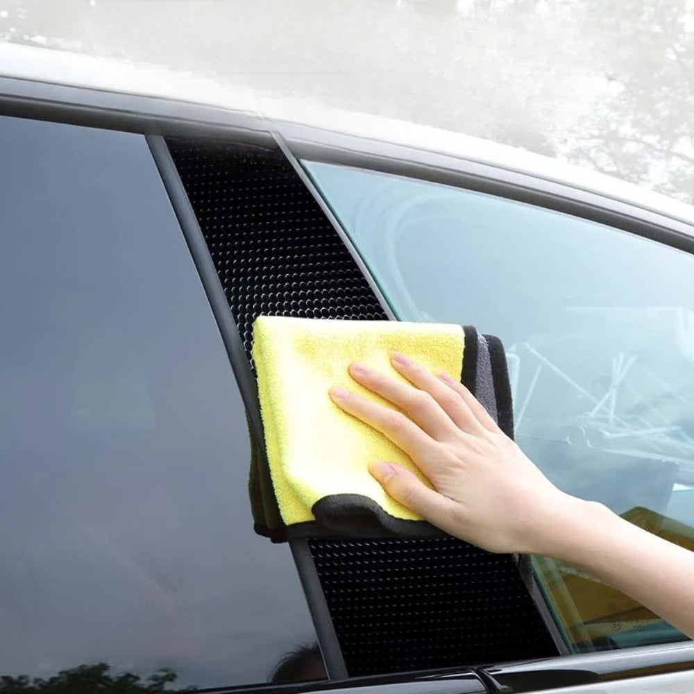 2x bilrudeklistermærker med logo